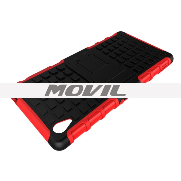 NP-1904 2 en 1 funda para Sony Z3 con soporte-2